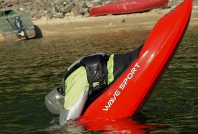 Leaning forward flattens out your boat - © Kelsey Thompson